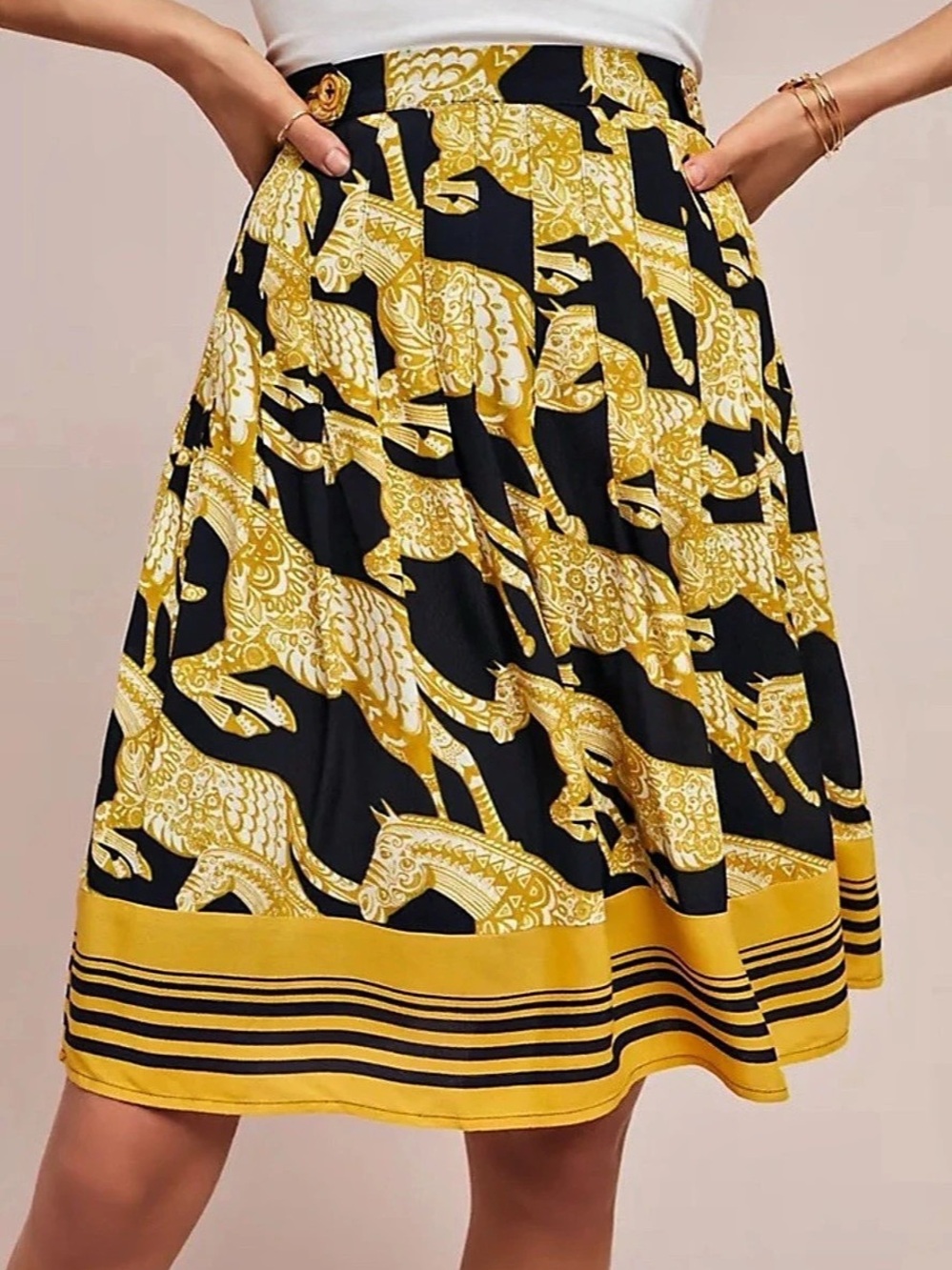 Maeve by Anthropologie Jade A-Line Skirt